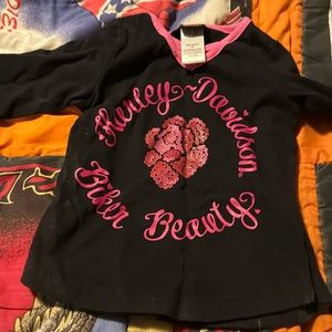 Toddler Harley Davidson tshirt